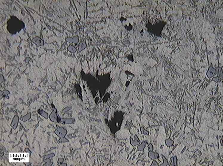 Pores in cast aluminium